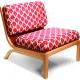 Tio chair with Florence Broadhurst fabric